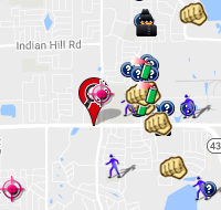 December 2016 Crime Map (spotcrime.com)