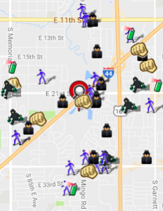 October 2016 Crime Map (spotcrime.com)