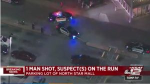 North Star Mall Parking Lot Shooting in San Antonio Leaves One Man Injured.