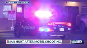 Wichita, KS Motel Shooting Leaves Innocent Bystander Injured.