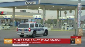 Phoenix, AZ Gas Station Shooting Leaves Three People Injured.