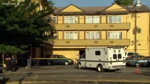 Everspring Inn Motel Shooting, Seattle, WA, Fatally Injures One Man.