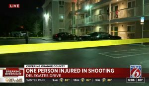 Extended-Stay Hotel Shooting, Orlando, FL, Critically Injures One Man.