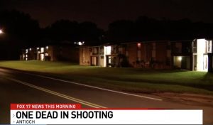 Horizon Park Apartments Shooting, Antioch, TN, Fatally Injures One Man.