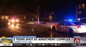 Lake Weston Apartments Shooting, Orlando, FL, Leaves Two Teens Injured.