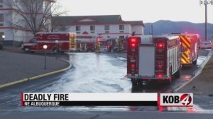 Albuquerque, NM Motel Fire Claims Life of One Person.