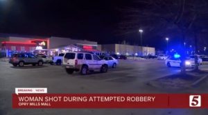 Opry Mills Mall Parking Lot Attempted Robbery/Shooting in Nashville, TN Leaves One Woman in Critical Condition.