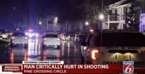 Avisa Lakes Apartments Shooting in Orlando, FL Critically Injures One Man.