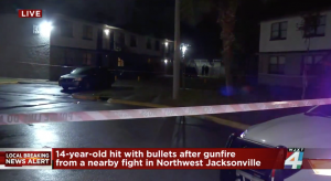 Jacksonville, FL Apartment Complex Shooting Injures Teen Bystander.