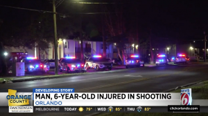 Palm Grove Gardens Apartment Complex Shooting in Orlando, FL Leaves Man and Child Injured.