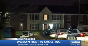 Lexington, KY Apartment Complex Shooting Leaves One Woman Injured.