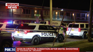 Howard Vernon Motel Shooting in Orlando, FL Leaves One Man Injured.