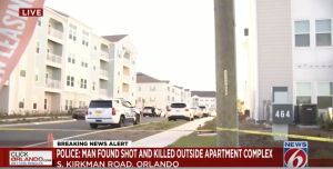 Hudson Apartments Shooting in Orlando, FL Leaves Man Fatally Injured.
