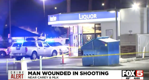 North Las Vegas, NV Gas Station Shooting Leaves One Man Injured.