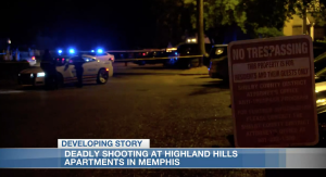Highland Hills Apartments Shooting in Memphis, TN Leaves One Man Fatally Injured.