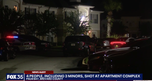 The Park at Palm Bay Apartments Shooting in Palm Bay, FL Leaves Four People Injured Including Three Children.