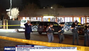 Mountain Shadows Plaza Shooting in Rohnert Park, CA Leaves One Man Fatally Injured.