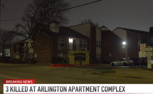 Apartment Complex Shooting on Chatham Green Lane in Arlington, TX Leaves Three People Fatally Injured.